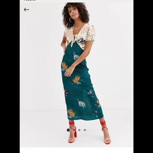 Never Fully Dressed dress, Tiger pattern (US 4)